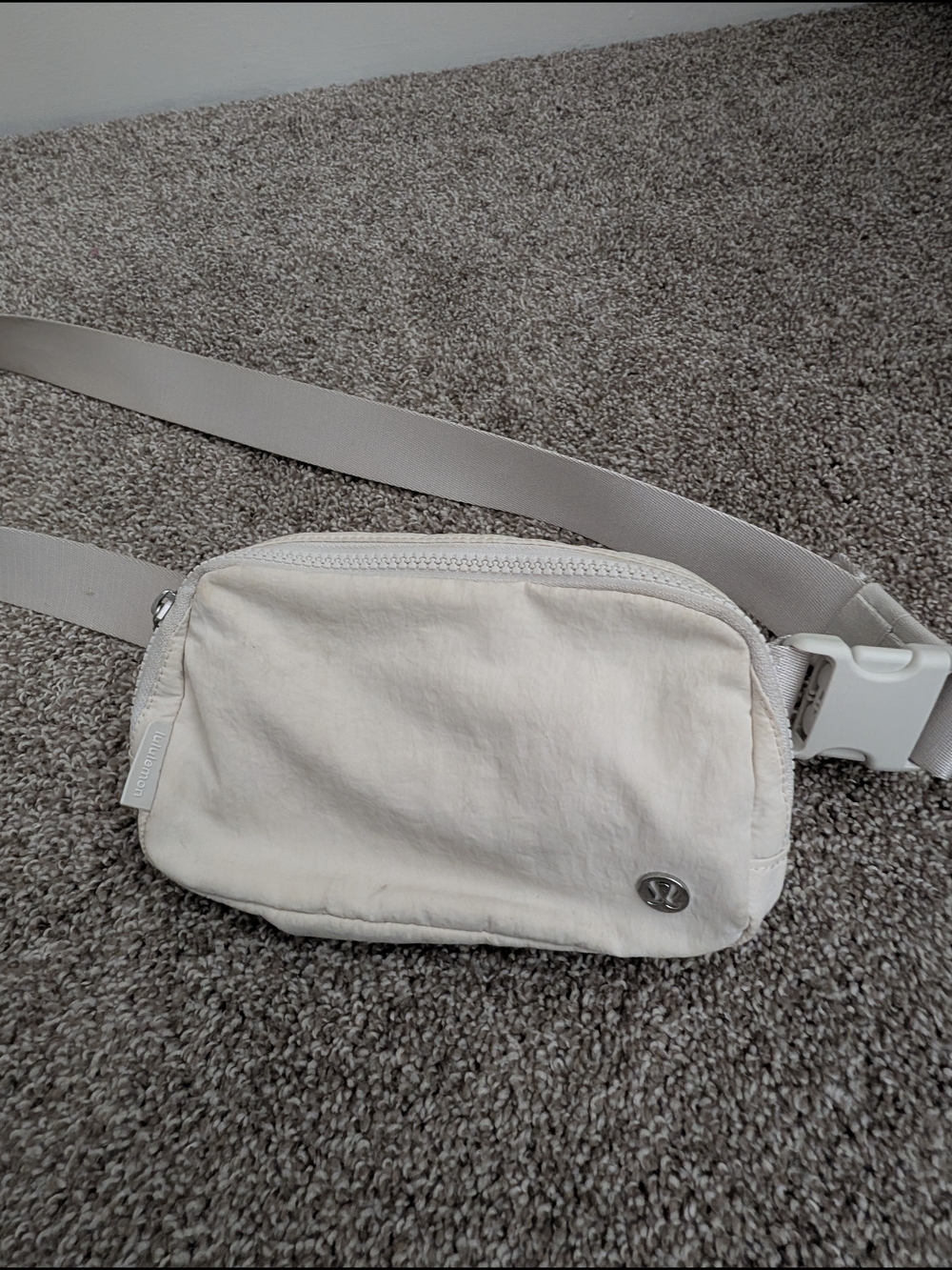 lululemon athletica Cream Belt Bag